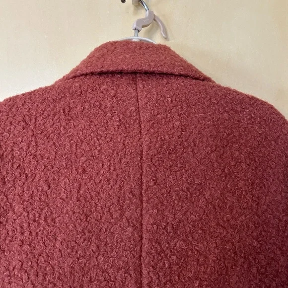 Sam Edelman Women's Cozy Sherpa Jacket in Dusty Rose size S - Picture 7 of 12